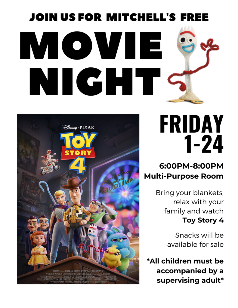 Movie Night: Toy Story 4 – Mitchell Elementary PTO